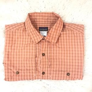 Patagonia plaid organic cotton button down shirt